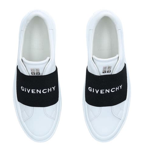 Womens Givenchy White Leather City Court Slip On Sneakers Harrods Uk