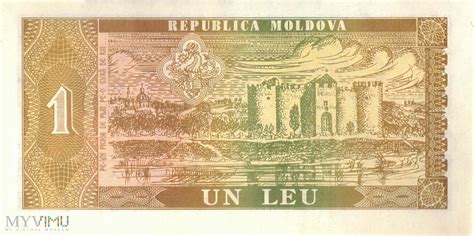 Mołdawia 1 lej 1992 w Muzeum Banknotów w MyViMu