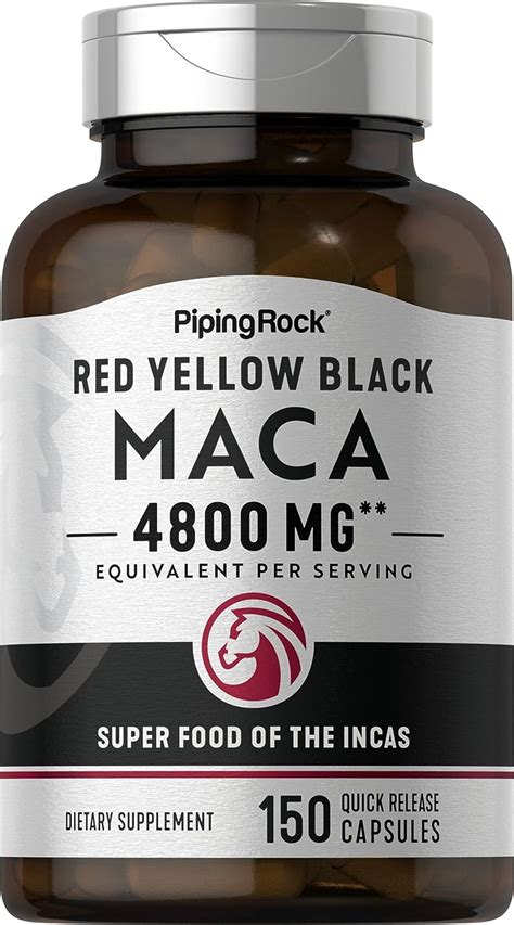 Amazon Piping Rock Suplemento De Ra Z De Maca Mg