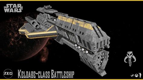 Keldabe Class Battleship Mandalorian Star Wars Rspaceengineers