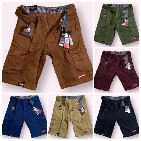 Six Pocket Cargo Short For Man Shopee Philippines