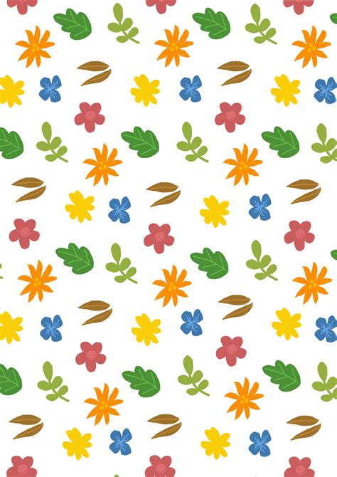 Flowers And Leaves Wallpaper Background 23956877 PNG