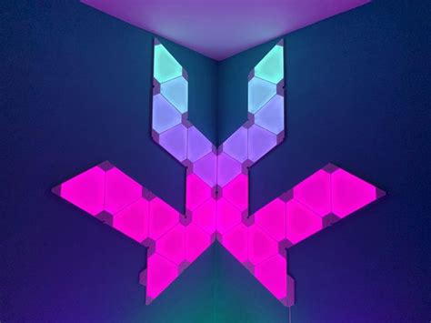 Abstract Geometric Design with Nanoleaf Light Panels