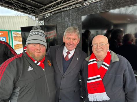 Cookstown Man Utd Supporters Club Members At Munich Memorial Event