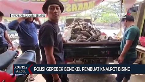 Polisi Gerebek Bengkel Pembuat Knalpot Bising Video Dailymotion