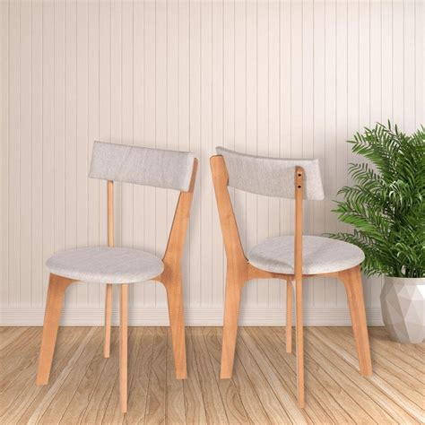 Cadeira De Jantar Em Madeira Divino Estofada Nude MadeiraMadeira