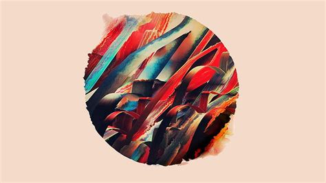 Hd Wallpaper Multicolored Abstract Painting Digital Art Simple