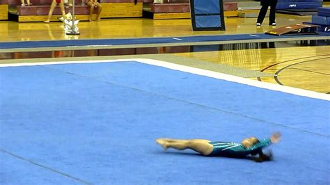 Level 3 Gymnastics Floor Routine Joelle At Twu Youtube