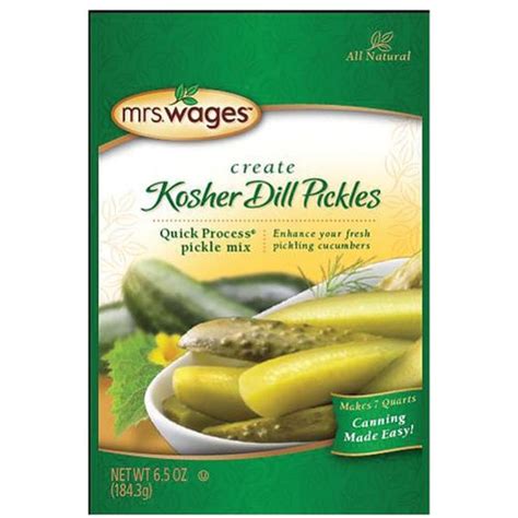 Kosher Dill Pickle Mix Pouch Agri Supply