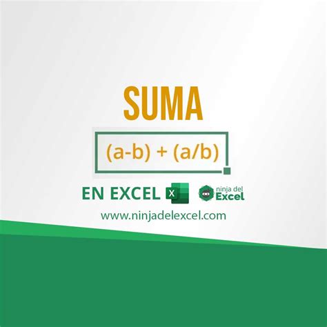 Función SUMA en Excel Como Sumar Paso a Paso Ninja del Excel