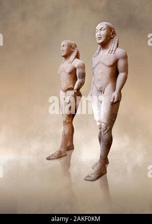 Statue In Delphi Museum Stock Photo Alamy