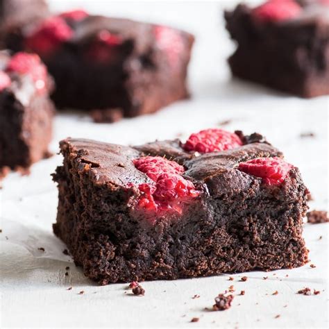 Super Fudgy Raspberry Brownies The Loopy Whisk