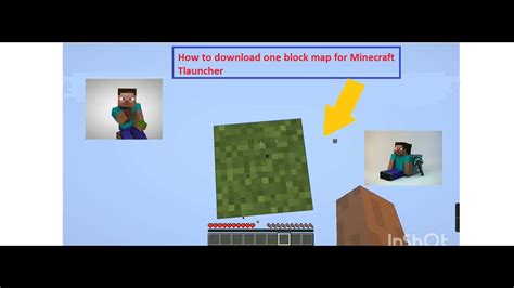 How To Download One Block Map For Minecraft Tlauncher Youtube