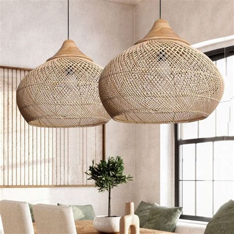 Dit Item Is Niet Beschikbaar Etsy In Rattan Pendant Light