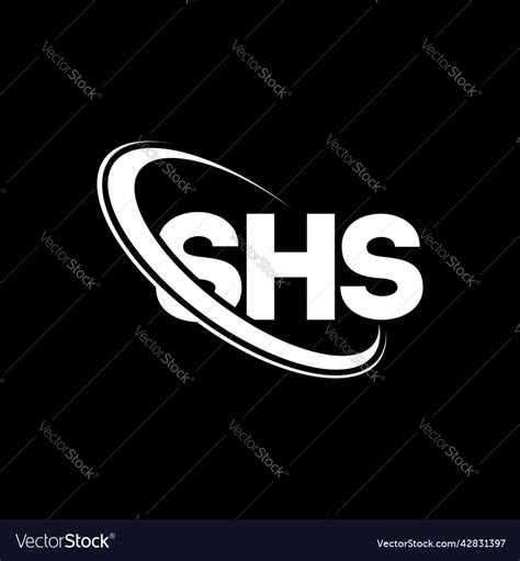 Shs logo letter design Royalty Free Vector Image