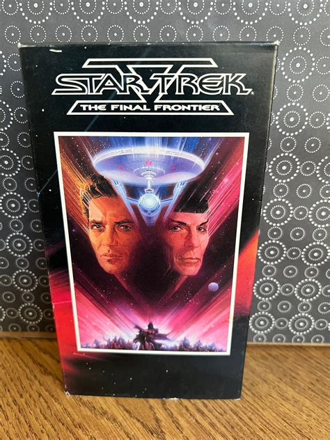 Vintage 1989 Star Trek V The Final Frontier VHS Video Tape William