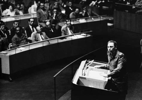 Cuba En La ONU El Primer Discurso De Fidel Castro