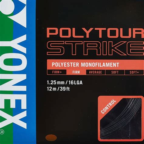 Corda T Nis Yonex Poly Tour Strike L Mm Set Preto Haylou Brasil