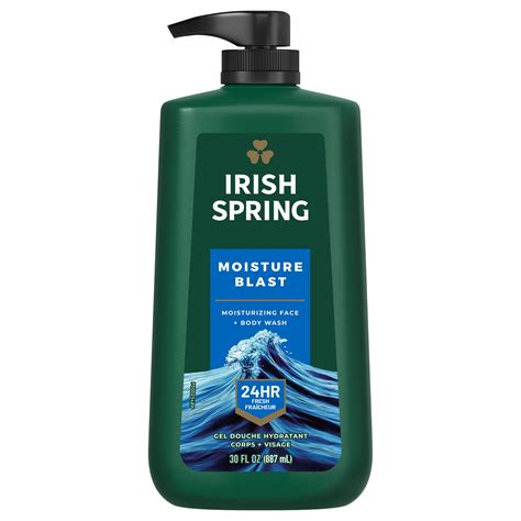 Irish Spring Moisturizing Face Body Wash Moisture Blast Shop Body