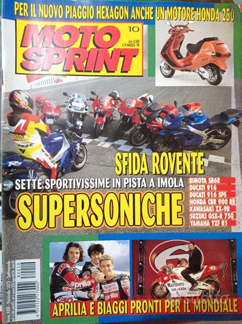 Rivista Motosprint Numero 10 Del 1998 Libri E Riviste In Vendita A Milano