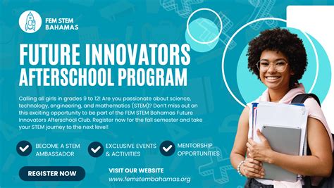 Future Innovators Afterschool Registration Fem Stem Bahamas