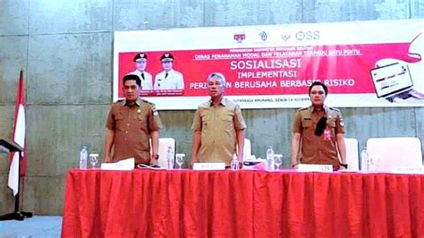 Bupati Minsel Franky Wongkar Buka Sosialisasi Implementasi Perizinan