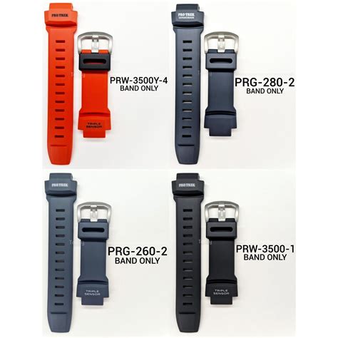 Casio Protrek Band Only Prg250 Prg260 Prg500 Prg550 Prw2500 Prw3500