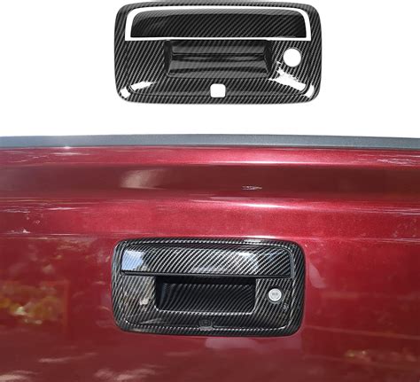 Amazon Sqqp Carbon Fiber Tailgate Exterior Door Handle Cover Rear