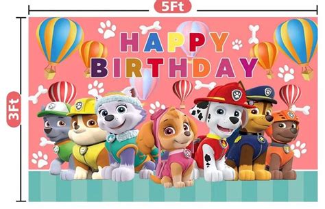 Paw Patrol Happy Birthday Banner Everything Else On Carousell