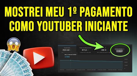 Quanto Ganha Um Youtuber Iniciante Canal De 1000 A 4000 Inscritos