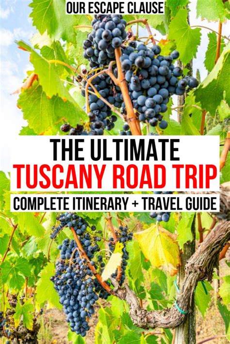 The Perfect Tuscany Road Trip Itinerary Driving Tips