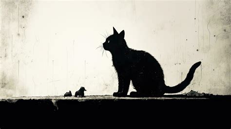 wall cat silhouette 27102271 Stock Photo at Vecteezy