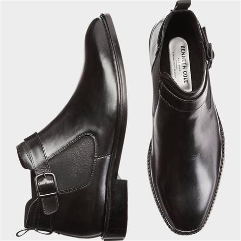 Kenneth Cole Sum Times Techni Cole Black Chelsea Boot Mens Shoes Mens Wearhouse Chelsea