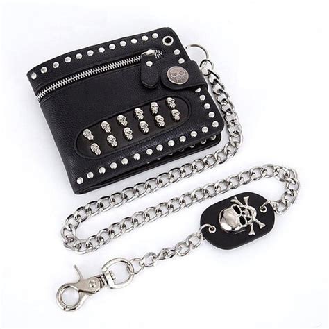 Skull Wallet with Chain | Skull Action