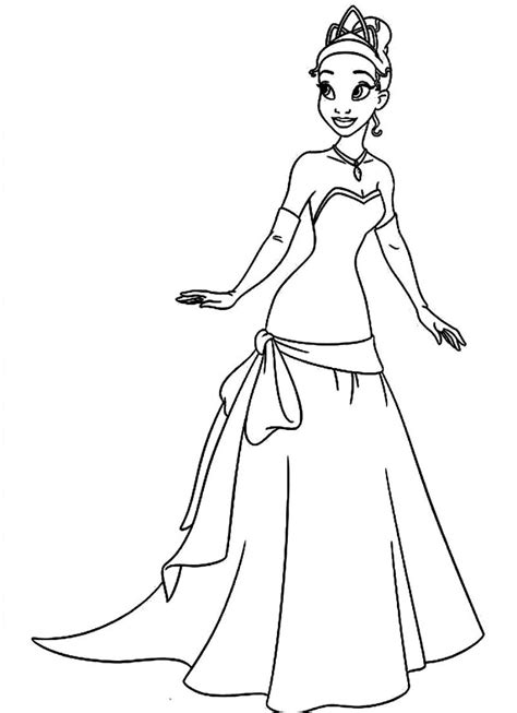 Tiana Coloring Pages Free Coloring Sheets Princess Coloring Pages