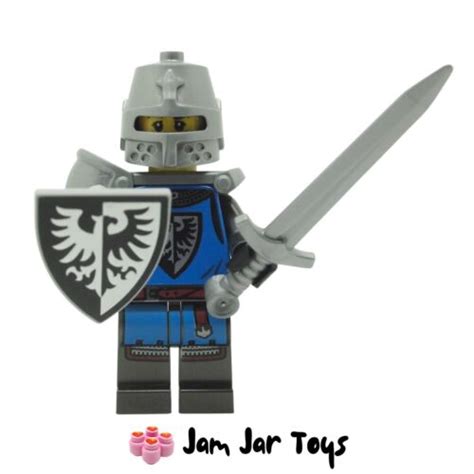 LEGO Black Falcon Knight Castle Minifigure Sword Shield Helmet 21325