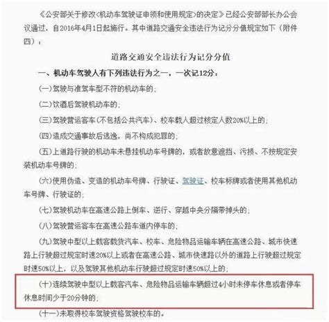 新規！疲勞駕駛將嚴處，被抓可能被扣12分！ 每日頭條