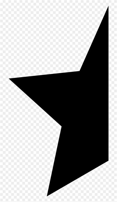 Half Star Symbol, HD Png Download - 718x1364(#5134495) - PngFind