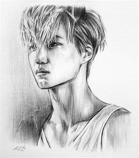 Daily Drawing Face Drawing Painting Drawing Kpop Drawings Pencil