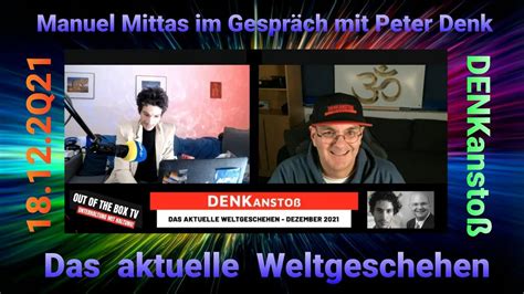 Manuel Mittas Im Gespr Ch Mit Peter Denk Denkansto Das Aktuelle