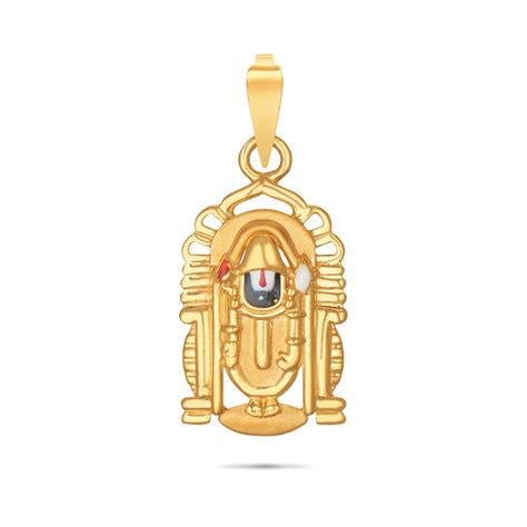 Lord Balaji Gold Pendant