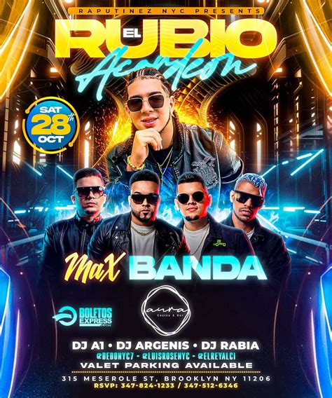 El Rubio Acordeon Maxbanda Tickets Boletosexpress