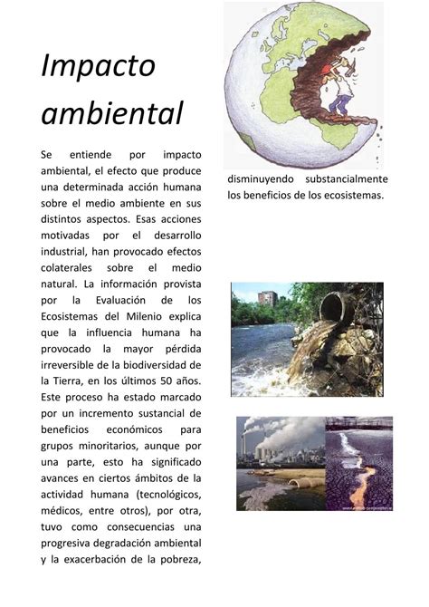 Impacto Ambiental By Impacto De Las Actividades Humanas Sobre El