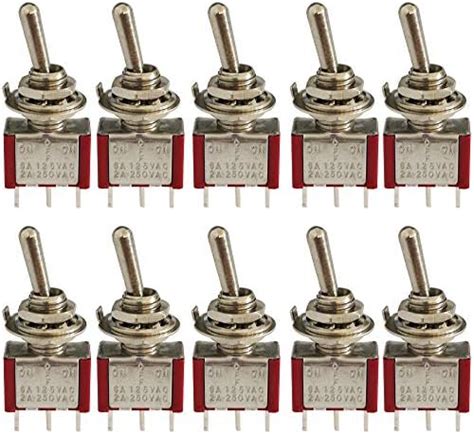 Cesfonjer Pi Ce Mini Interrupteur Bascule Ac V A On Off