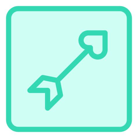 Cupid Arrow Generic Outline Color Icon