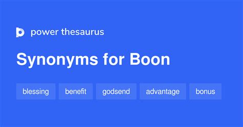 Boon synonyms - 1 254 Words and Phrases for Boon