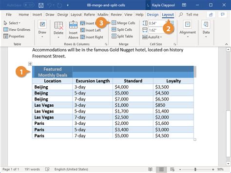 How To Merge Cells In A Table On Word Screentide