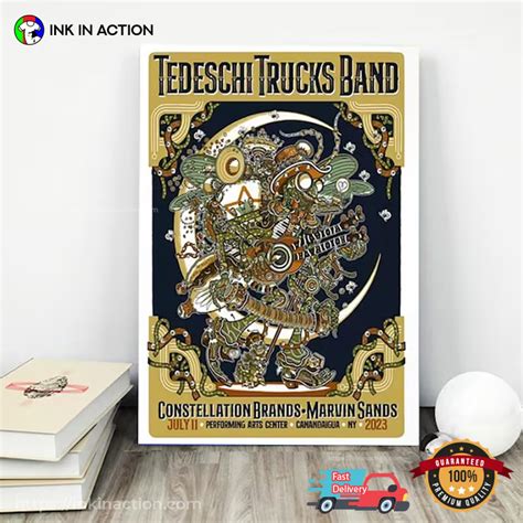 Tedeschi Trucks Band Tour 2023 Canandaigua Poster - Ink In Action