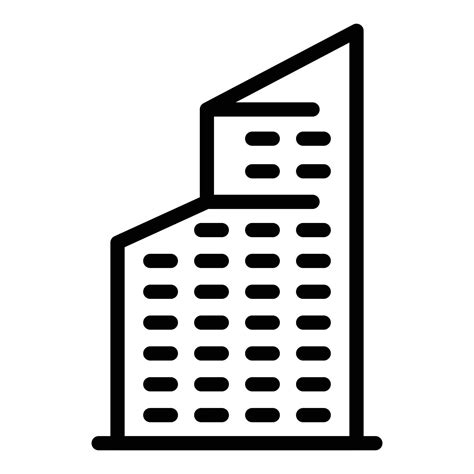 Clinic Building Icon Outline Vector Modern City 14939064 Vector Art At Vecteezy