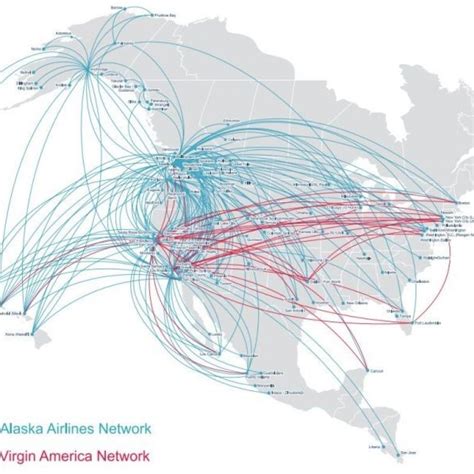 Alaska Airlines Printable Route Map | Printable Maps